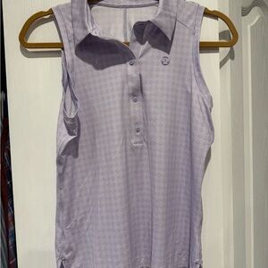 Lululemon sleeveless polo shirt